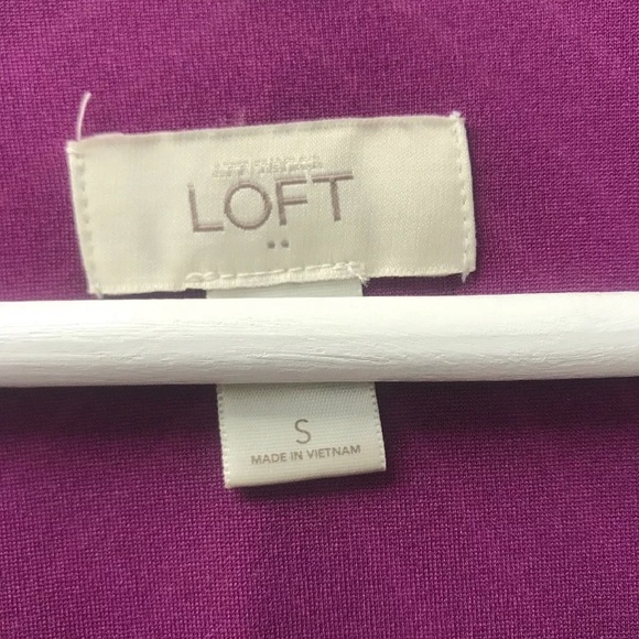 LOFT Women’s Stretch Long Sleeves Dress Striped S - Picture 4 of 8